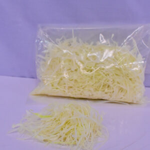 Pre-shredded white cabbage per kg